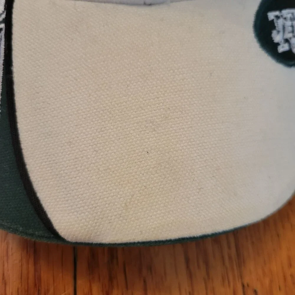 Vintage Reebok NFL Pro Line New York Jets Hat White Green OS Adjustable Football